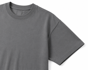Camiseta Gris Extra Grande de Manga Corta, Cuello Redondo, Algodón, Informal, para Senderismo al Aire Libre - Product Image 2