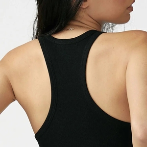 Camiseta de Tirantes para Mujer, Tejida, con Cuello en U Bajo, Elástica, Cómoda, Transpirable y de Secado Rápido, para Verano - Product Image 5