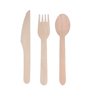 Tenedor de Abedul Verde Premium de 155 mm, Cubiertos Desechables Sostenibles para Hoteles y Servicios de Catering, para Buffets y Eventos 2026 - Product Image 4