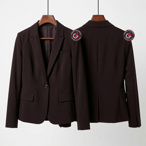 Couleur noire femmes Blazer manteaux d'hiver Slim Fit Blazer confortable dames manteau impression personnalisée meilleure vente Blazer - Product Image 1
