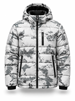 Blouson matelassé à capuche pour homme, imperméable, coupe-vent, séchage rapide, rembourrage en polyester, hiver, style décontracté chic, fermeture éclair sur le devant, coupe classique, personnalisable