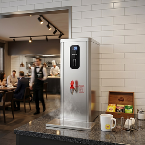 Dispensador de Agua Caliente Comercial de Acero Inoxidable Aquatek, Caldera Eléctrica de 1500W para Uso en Cocina - Product Image 1