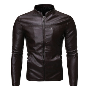 Genuine Leather <b>Jacket</b> Men <b>Vintage</b> Motorcycle <b>Biker</b> Classic Outerwear Winter Casual Streetwear <b>Jacket</b> OEM - Product Image 6
