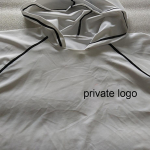 Haut de protection à capuche personnalisé pour homme adulte Star Works en Spandex/Polyester, imprimé par sublimation, UPF 50+, séchage rapide, confortable et respirant - Product Image 4