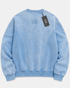 Sudadera de Algodón 100% Ecológica para Hombre, Transpirable, con Logotipo Frontal, Lavado Ácido, 420g, Sólida, Estilo Holgado, Servicio OEM, Ideal para Invierno - Product Image 4