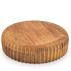 Cuenco con patas de madera de mango natural Ensaladera de fruta hecha a mano ecológica Gran capacidad Suministro al por mayor para vendedores en línea MOQ bajo - Product Image 6