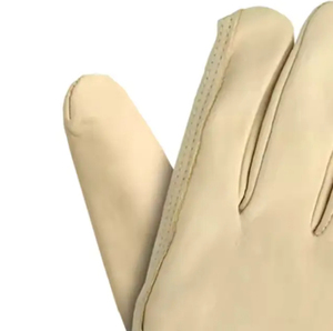 Gants de travail en cuir pour hommes et femmes, résistants, respirants, antidérapants, sans latex, avec manchette de sécurité, épaisseur 7 oz, résistants aux égratignures - Product Image 2