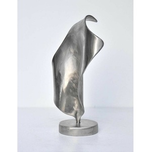 Escultura de Aluminio Brillante, Obra de Arte Decorativa Moderna para Sala de Estar Contemporánea, Hotel, Oficina, Decoración de Interiores - Product Image 1