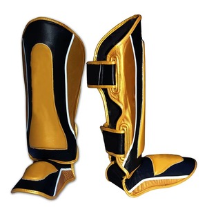 Espinilleras de Entrenamiento Personalizadas, Fabricante OEM, Venta al por Mayor, Protector de Piernas de Cuero para Gimnasio, Boxeo, Muay Thai, Kickboxing, MMA, Precio de Fábrica - Product Image 1