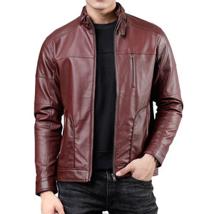 Hot Selling Men Leather Jackets Stylish Casual Wear Fit For Travel And Daily Comfort Winter Jacket For Men - Product Image 1