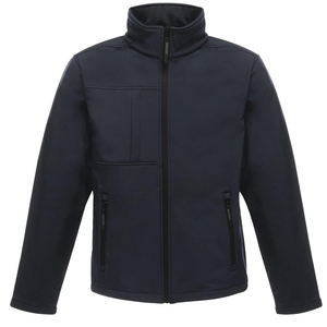 Veste softshell légère imperméable pour homme avec capuche, manteau coupe-vent d'hiver pour l'extérieur avec motif décoratif - Product Image 1