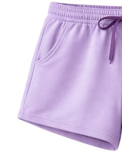 <b>Light</b> Purple Dark Purple Women <b>Lounge</b> Shorts Elastic Waist Drawstring Soft Cotton Polyester Casual Sleepwear Summer Comfy Shorts - Product Image 3