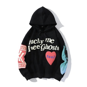 เสื้อฮู้ดดี้พิมพ์ลายพองๆ สไตล์ Y2K แฟชั่นสตรีทแวร์สำหรับผู้ชาย ผลิตตามสั่ง สไตล์ฮิปฮอปวินเทจ แบบมีเชือกผูก สไตล์เกาหลี - Product Image 3