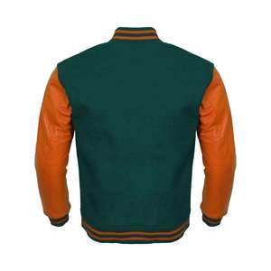 Chaqueta Varsity Clásica a la Moda, de Alta Calidad, Resistente al Viento, para Hombre, Servicio OEM, MOQ Bajo, Hecho a Medida - Product Image 2