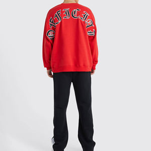 Sudadera Oversize para Hombre con Logo Personalizado, de Algodón Grueso y Forro Polar, Estilo Urbano, con Capucha, Hombro Caído y Cuello Redondo - Product Image 2