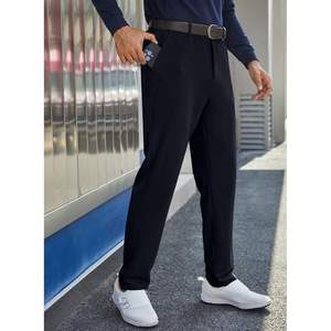 2025 pantalons habillés extensibles imprimés pour hommes, pantalons décontractés de golf et de voyage avec poches pratiques - Product Image 6
