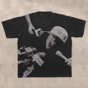 T-shirts décontractés pour hommes en coton doux et léger, coupe ample, confortables pour le quotidien, style streetwear, vente en gros OEM - Product Image 4