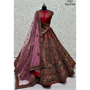 Nupcial Indio Desgaste Terciopelo Colecciones Para Novia Con Zarkhan Trabajo Por Fabzone - Product Image 4