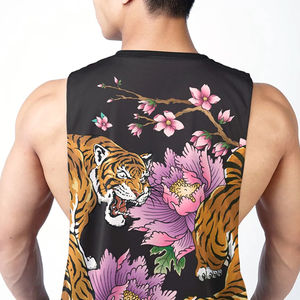 เสื้อกล้ามซับลิเมชั่นผู้ชาย ปรับราคาได้ คุณภาพพรีเมียม ระบายอากาศได้ดี น้ำหนักเบา สวมใส่สบาย ป้องกันรอยยับ - Product Image 5