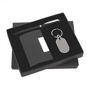 Premium Pen Keychain & Cardholder <b>Gift</b> <b>Set</b> S-125 Elegant Corporate Combo Metal Pen Stylish Keychain Card Holder for Gifting - Product Image 3