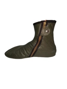Wholesale Supply Azad Green Leather <b>Winter</b> <b>Socks</b> Islam Mest Feet Warmer Khuff Quff for Men Genuine Leather Comfortable Footwear - Product Image 6