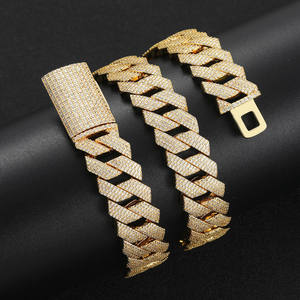 Cadena Cubana de Lujo con Diamantes Moissanite Estilo Hip Hop para Hombre y Mujer, en Plata de Ley 925, Disponible al Mejor Precio - Product Image 4
