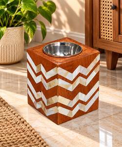 Brûleur à Bakhoor en bois et résine religieux haut de gamme, finition brillante en bois d'acacia, porte-encens décoratif Madkhan, parfum Oud, fait main - Product Image 4