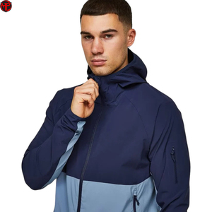 <b>Men</b> 2 Piece Windbreaker Tracksuit Set Hooded <b>Jacket</b> Jogger Pants Breathable Quick Dry Casual Sportswear Woven Tracksuit Sets - Product Image 4
