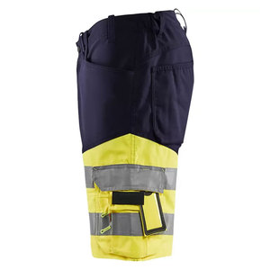 Shorts de sécurité réfléchissants haute visibilité bicolores multi-poches pour hommes, pour travaux de construction - Product Image 3