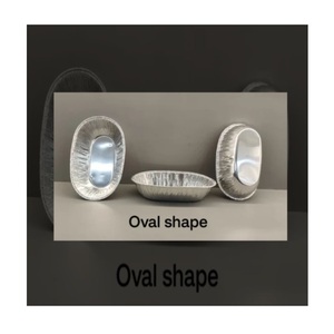 ภาชนะฟอยล์อะลูมิเนียมรูปไข่คุณภาพพรีเมียม ขนาด 90 มล. สำหรับร้านอาหารและคาเฟ่ มีจำหน่ายในราคาขายส่งที่เข้าถึงได้ - Product Image 1