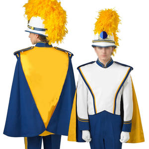 เสื้อแจ็คเก็ตสไตล์ยูนิเซ็กซ์สีแดง สายคาดสีเขียว ปักลายสีทอง แขนสั้น คอตั้ง ติดกระดุม ทรงปกติ ไซส์ผู้ใหญ่ ระบายอากาศได้ดี - Product Image 6