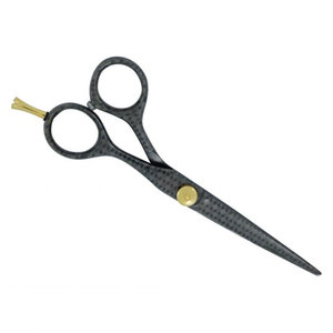 Premium Professional Hair Cutting Scissors Sharp <b>Blade</b> Tip Black Color Gold Screw Stainless Steel <b>Barber</b> Shear Salon Razor - Product Image 6