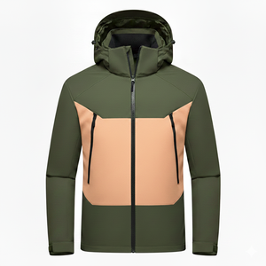 Chaqueta Softshell de Alta Calidad para Hombre, Transpirable e Impermeable, Chaqueta Softshell Personalizada OEM para Exteriores, Senderismo, Camping y Trabajo - Product Image 6