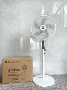 Electric Plastic Bladeless 16-Inch Outdoor Household Pedestal Fan Touch Control Adjustable Height Energy-Efficient Motor - Product Image 1