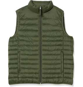 OEM Custom Men's Lightweight Zipper Sleeveless Puffer Vest High Quality Warm Winter <b>Jacket</b> in Plus Size for <b>Work</b> - Product Image 1