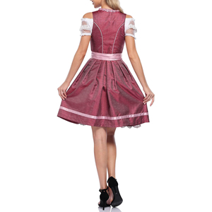 Nuevo Vestido Bávaro para Mujer 2026, Fabricación de Vestidos de Alta Calidad, Estilo Midi Dirndl para Oktoberfest, Precio Bajo - Product Image 2
