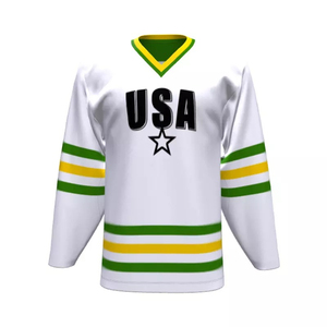 Equipación de Hockey sobre Hielo de Calidad Superior Personalizada 2026, Nueva, Bordada en Tela Twill, 100% Poliéster, Antibacteriana, Transpirable y de Secado Rápido - Product Image 1