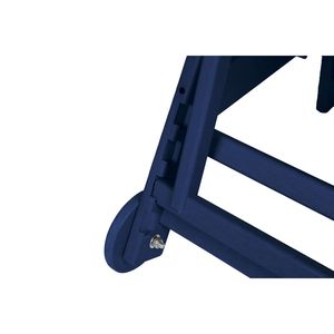 Sdraio Oversize in HDPE con 5 Posizioni e Portabicchieri, Lettino Prendisole da Esterno con Ruote di Lounge P - Product Image 6