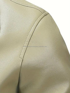 Nueva llegada ajustable chaqueta de cuero suave para hombres ropa de moda manga larga nuevo último estilo chaqueta de cuero para hombres - Product Image 2