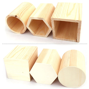 Organisateur de bureau en bois rond ou carré avec impression de logo personnalisé, design élégant et tendance, porte-crayons, accessoires de bureau, porte-stylos - Product Image 5