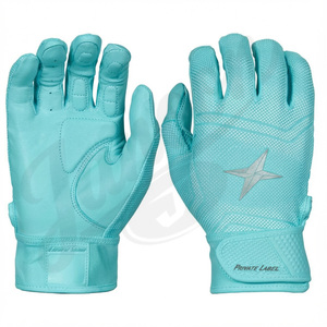 Guantes de Bateo de Béisbol OEM al por Mayor, Ajuste Personalizado, Palma de Cuero, Antideslizantes, Proveedor de Guantes Deportivos Transpirables de Cuero - Product Image 1