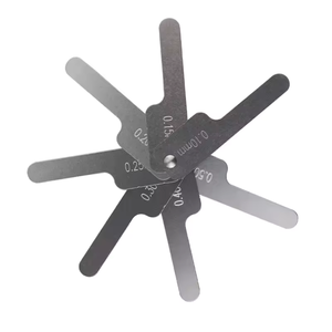 7 Pcs Dental Interproximal Reduction Gauge Ruler IPR Tooth <b>Gap</b> Measuring Instrument Stainless Steel Reusable Tool - Product Image 1