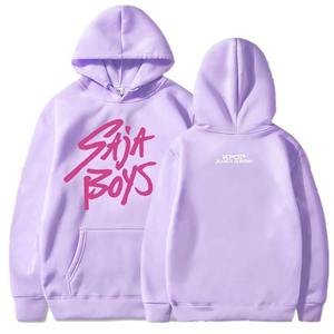 Sudadera con Capucha de Forro Polar 100% Poliéster, Casual, Holgada, Cálida para Invierno, con Estampado Personalizado y Bordado, Venta al Por Mayor OEM - Product Image 4