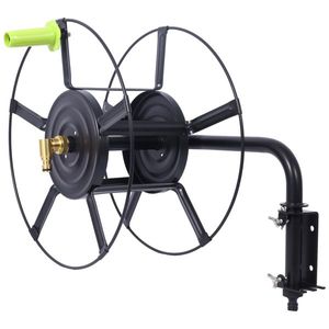Supporto a Muro Girevole per Tubo da Giardino con Rotazione a 180 Gradi, Porta Tubo Resistente per Attrezzi da Giardino - Product Image 1