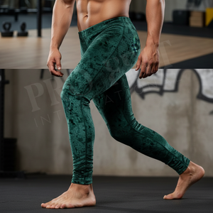 Leggings de sport pour hommes, élégants et tendance, personnalisables avec votre propre design, vente en gros, compression, ajustés, respirants - Product Image 4