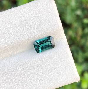 Tourmaline indicolite naturelle, forme octogonale, pierre précieuse en vrac, cristal bleu pour la fabrication de bijoux - Product Image 6