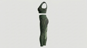 Nouvel Arrivage – Ensemble de Yoga Femme de Qualité Supérieure, Dernier Cri, Taille Élastique, Idéal pour le Fitness – Collection Personnalisable en Promotion - Product Image 3