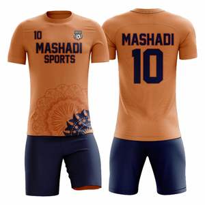 Ensembles d'uniformes de football personnalisés sublimés respirants à manches courtes en gros pour unisexe - Product Image 4