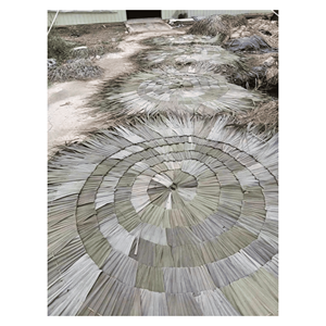 Tente 99 Gold Data Kelsey en feuilles de bambou, d'herbe de mer et de raphia, pour 5 à 8 personnes, très imperméable, pour la plage et la construction - Product Image 1