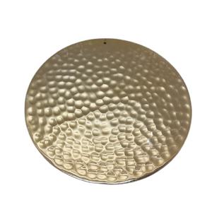 Set de dessous-de-plat rustiques en acier inoxydable, design moderne fait main, finition dorée, sous-verres décoratifs écologiques faits à la main - Product Image 1